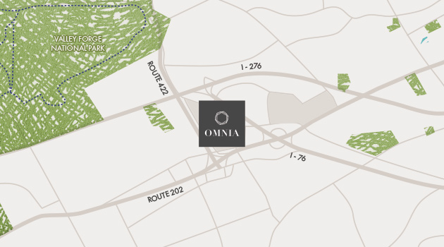 Omnia location map