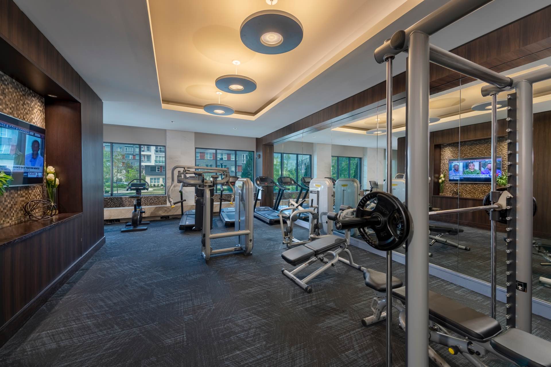 Our fully outfitted fitness center